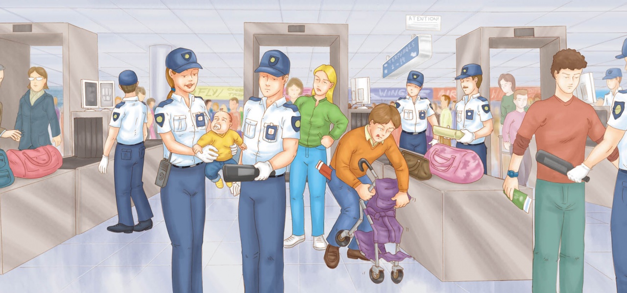 Illustration for Airport Security Information Booklet