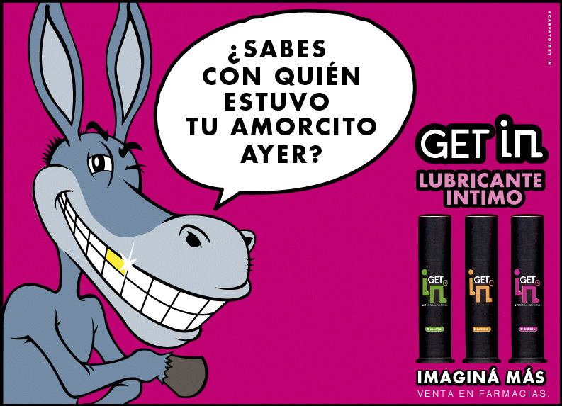 Get In Lubricant /Print Ad (Outdoors)