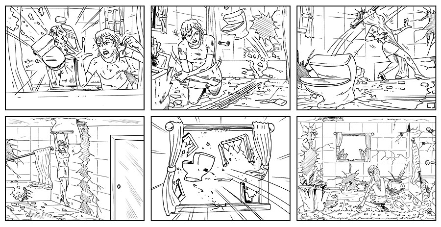 Storyboards for Glade (Cleaning products)