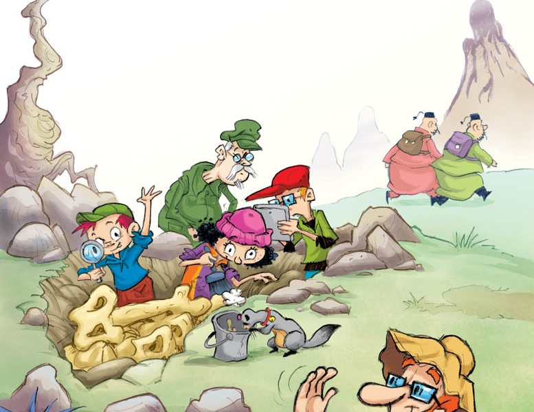 Digital Colour for Book “La Pandilla Clik” / Illustration: Oscar Fernández (Ferni)