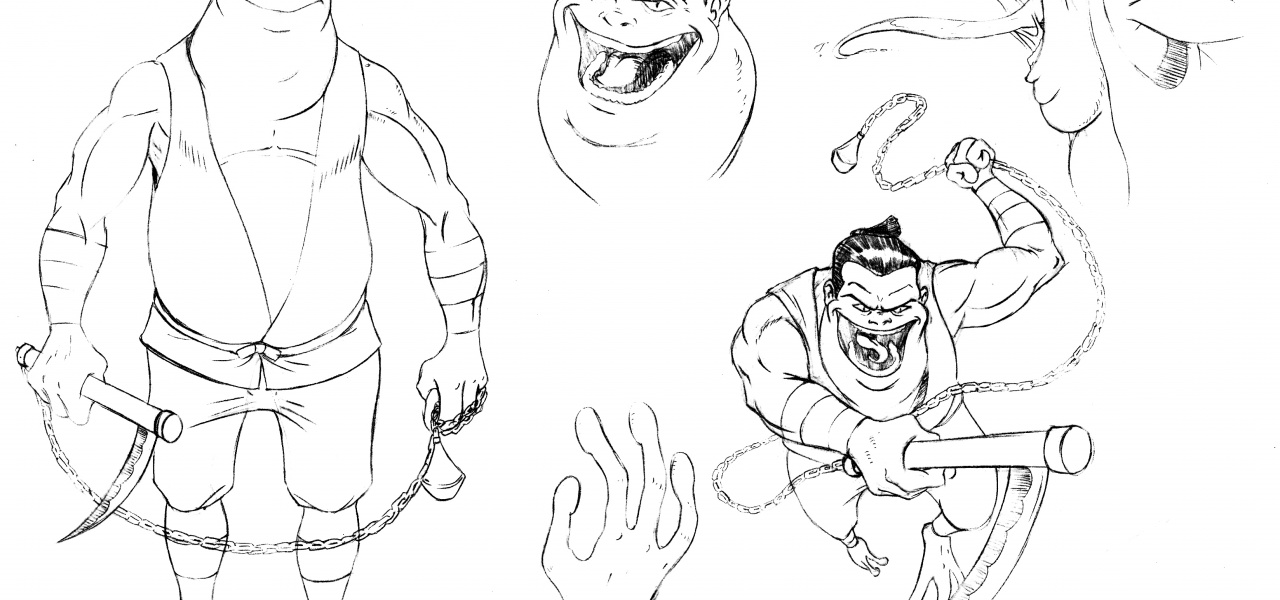 Concept Sheet for Animated Movie Character